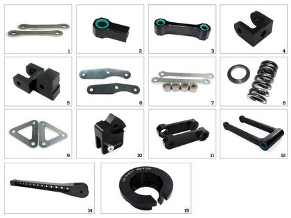 Tecnium Construction 1 seat extension kit Suspension rod