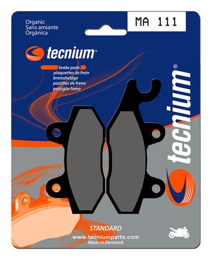 Plaquettes de freins Tecnium route organique - MA111 Ref : TE00542A / 1022334 