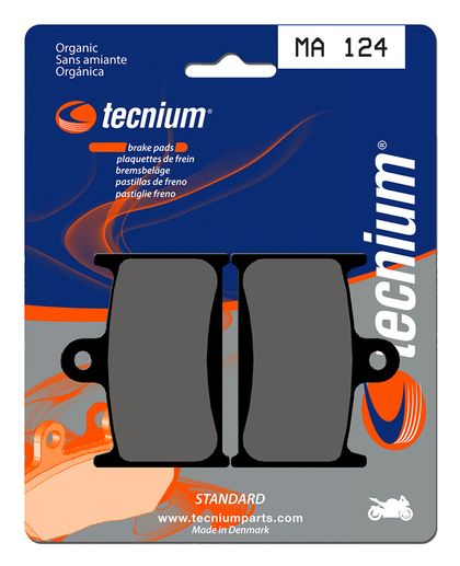 Plaquettes de freins Tecnium route organique - MA124 Ref : TE00550A / 1022345 