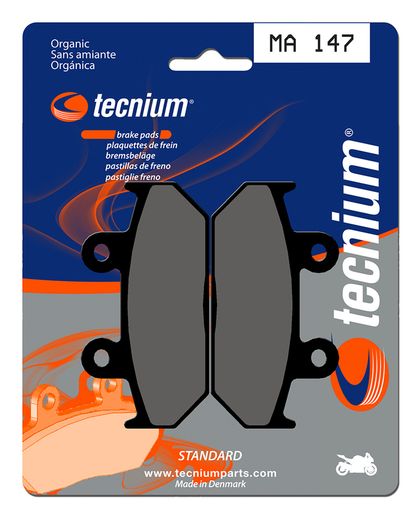 Plaquettes de freins Tecnium route organique - MA147 Ref : TE00566A / 1022370 