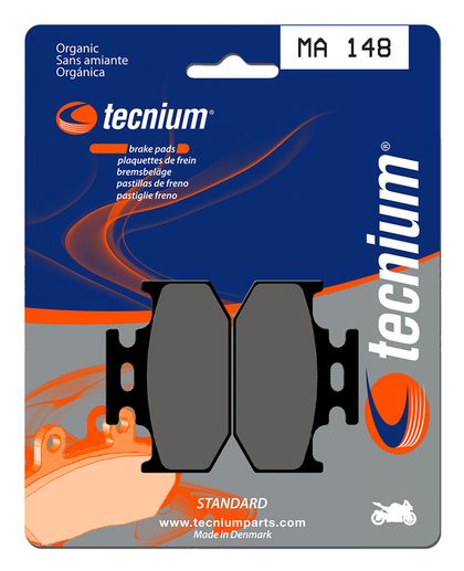 Plaquettes de freins Tecnium route organique - MA148 Ref : TE00567A / 1022371 