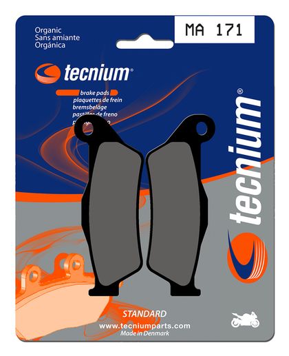 Plaquettes de freins Tecnium route organique - MA171 Ref : TE00575A / 1022391 