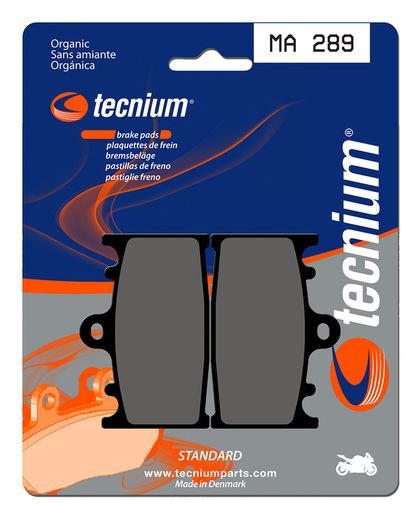 Plaquettes de freins Tecnium route organique - MA289 Ref : TE00607A / 1022460 
