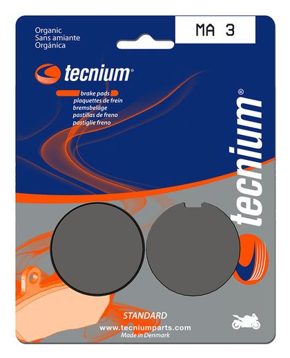 Plaquettes de freins Tecnium route organique - MA3 Ref : TE00612A / 1022469 