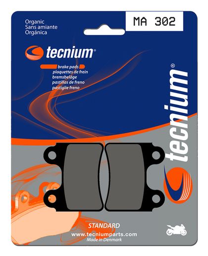 Plaquettes de freins Tecnium route organique - MA302 Ref : TE00614A / 1022471 