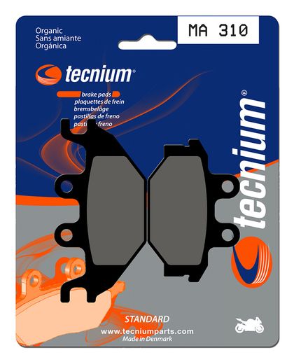 Plaquettes de freins Tecnium route organique - MA310 Ref : TE00616A / 1022474 
