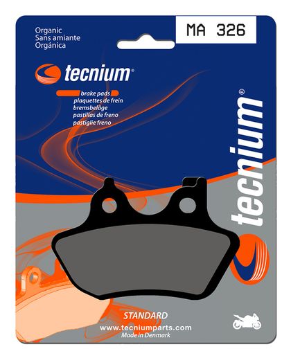Plaquettes de freins Tecnium route organique - MA326 Ref : TE00618A / 1022480 