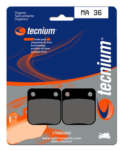 Plaquettes de freins Tecnium route organique - MA36 Ref : TE00625A / 1022492 