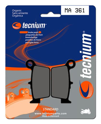 Pastillas de freno Tecnium MA361 Orgánicas Ref : TE00626A / 1022493 