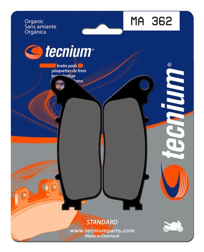 Plaquettes de freins Tecnium route organique - MA362 Ref : TE00627A / 1022494 