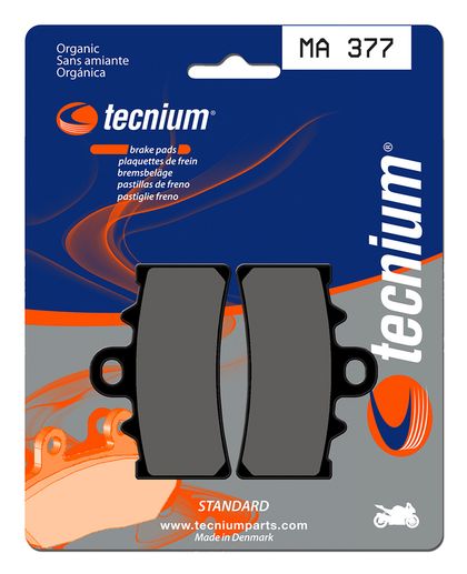 Plaquettes de freins Tecnium route organique - MA377 Ref : TE00628A / 1022496 