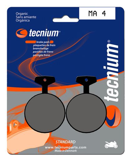 Plaquettes de freins Tecnium route organique - MA4 Ref : TE00635A / 1022505 