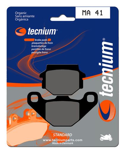 Plaquettes de freins Tecnium route organique - MA41 Ref : TE00637A / 1022507 