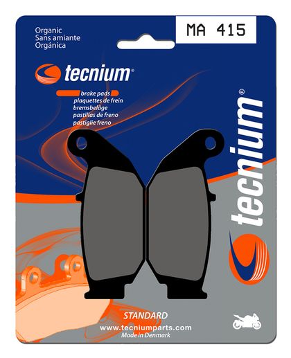 Plaquettes de freins Tecnium route organique - MA415 Ref : TE00638A / 1022508 