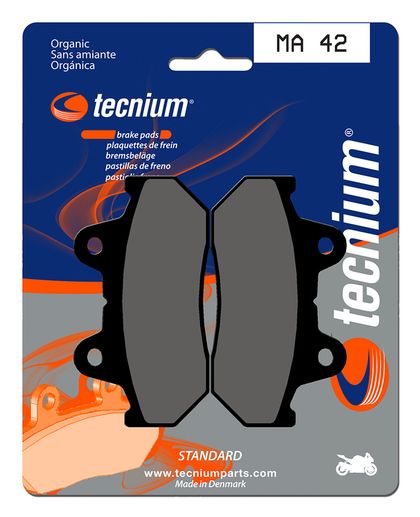 Plaquettes de freins Tecnium route organique - MA42 Ref : TE00639A / 1022509 