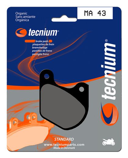 Plaquettes de freins Tecnium route organique - MA43 Ref : TE00642A / 1022514 