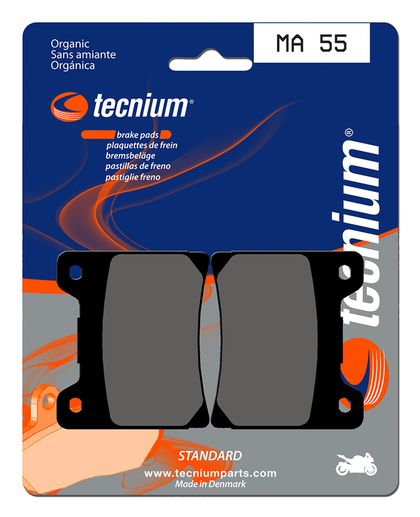 Plaquettes de freins Tecnium route organique - MA55 Ref : TE00653A / 1022528 