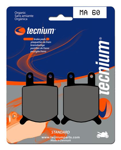 Plaquettes de freins Tecnium route organique - MA60 Ref : TE00657A / 1022534 