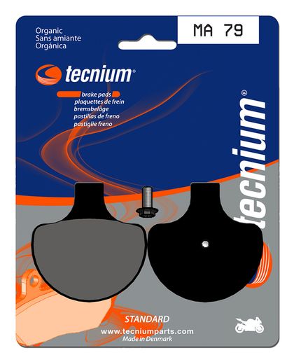 Plaquettes de freins Tecnium route organique - MA79 Ref : TE00666A / 1022547 