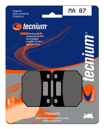 Plaquettes de freins Tecnium route organique - MA87 Ref : TE00673A / 1022556 SUZUKI 125 RG 125 - 1986 - 1992
