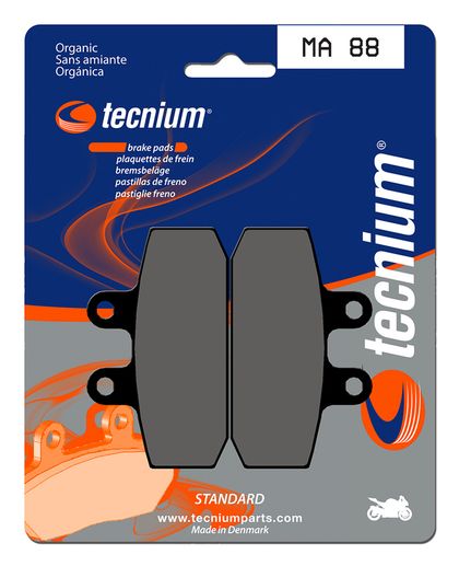 Plaquettes de freins Tecnium route organique - MA88 Ref : TE00674A / 1022557 