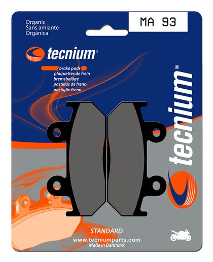 Pastillas de freno Tecnium MA93 Orgánicas Ref : TE00678A / 1022563 