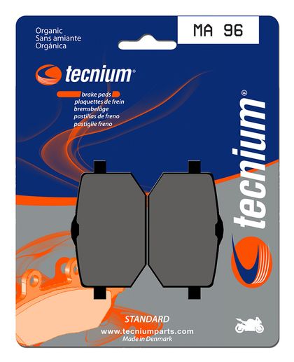 Pastillas de freno Tecnium MA96 Orgánicas Ref : TE00680A / 1022566 