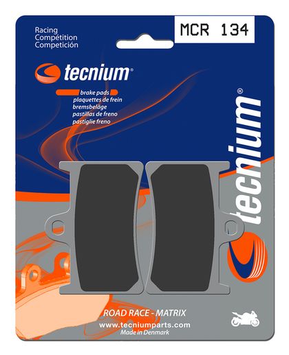 Plaquettes de freins Tecnium Racing métal fritté carbone - MCR134 Ref : TE00682A / 1022574 