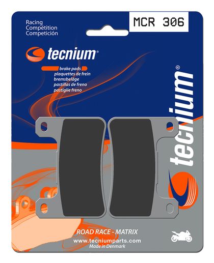 Plaquettes de freins Tecnium Racing métal fritté carbone - MCR306 Ref : TE00689A / 1022592 