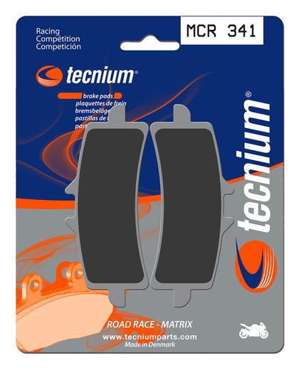 Plaquettes de freins Tecnium Racing métal fritté carbone - MCR341 Ref : TE00693A / 1022596 