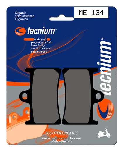 Plaquettes de freins Tecnium Scooter organique - ME134 Ref : TE00702A / 1022613 