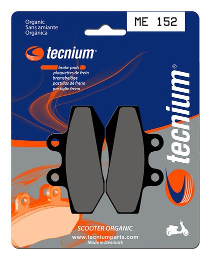 Plaquettes de freins Tecnium Scooter organique - ME152