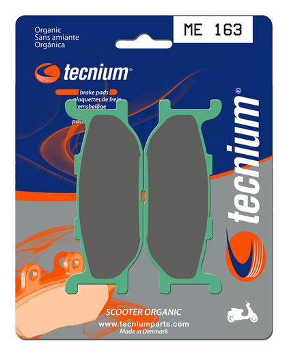 Plaquettes de freins Tecnium Scooter organique - ME163 Ref : TE00707A / 1022620 