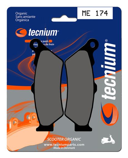 Plaquettes de freins Tecnium Scooter organique - ME174 Ref : TE00710A / 1022625 