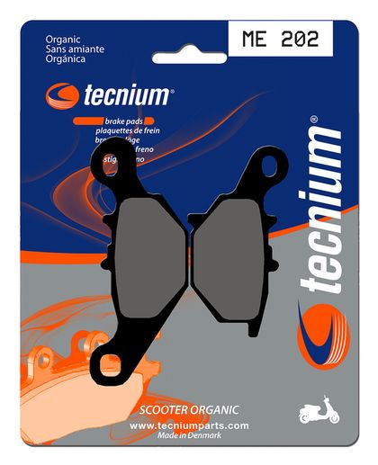 Plaquettes de freins Tecnium Scooter organique - ME202