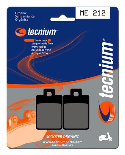 Plaquettes de freins Tecnium Scooter organique - ME212 Ref : TE00721A / 1022639 