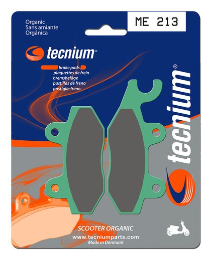 Plaquettes de freins Tecnium Scooter organique - ME213 Ref : TE00722A / 1022640 
