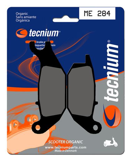 Plaquettes de freins Tecnium Scooter organique - ME284 Ref : TE00740A / 1022667 