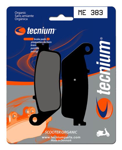 Plaquettes de freins Tecnium Scooter organique - ME383