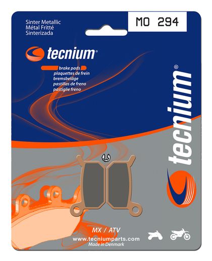 Plaquettes de freins Tecnium MX/Quad métal fritté - MO294 Ref : TE00891A / 1022875 