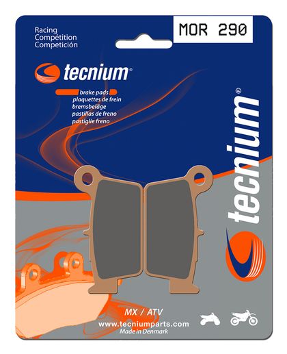 Plaquettes de freins Tecnium Racing MX/Quad métal fritté - MOR290 Ref : TE00917A / 1022975 