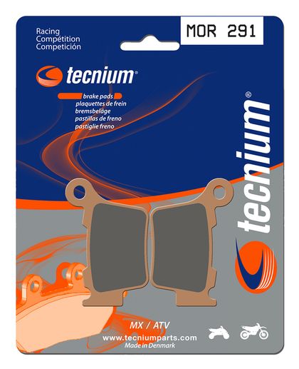 Plaquettes de freins Tecnium Racing MX/Quad métal fritté - MOR291 Ref : TE00918A / 1022976 