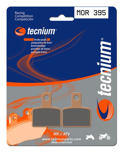 Plaquettes de freins Tecnium Racing MX/Quad métal fritté - MOR395 Ref : TE00926A / 1023003 