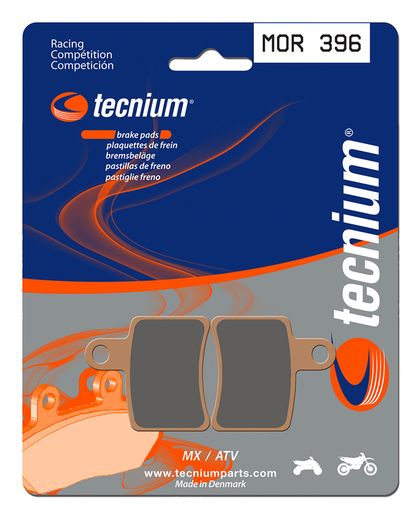 Plaquettes de freins Tecnium Racing MX/Quad métal fritté - MOR396 Ref : TE00927A / 1023004 