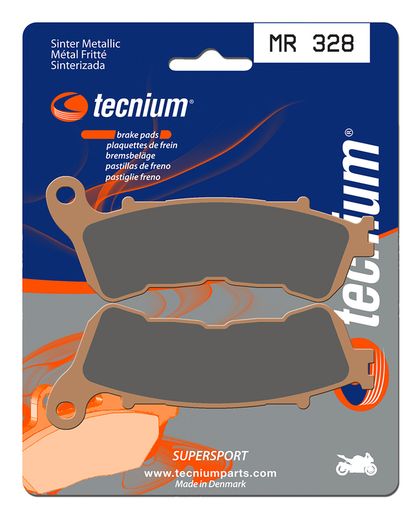 Plaquettes de freins Tecnium Performance métal fritté - MR328 Ref : TE00966A / 1023076 