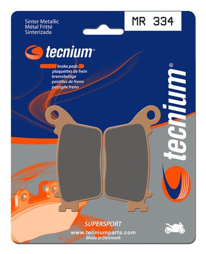 Plaquettes de freins Tecnium Performance métal fritté - MR334 Ref : TE00970A / 1023079 