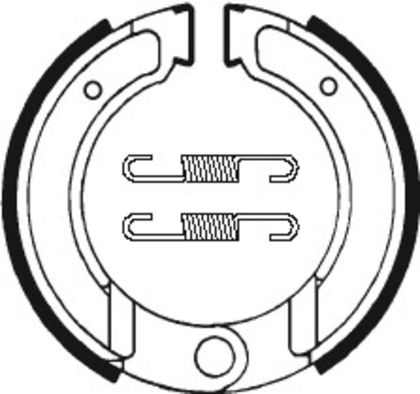 Tecnium Scooter/Street/Off-Road Organische - BA120 Bremsbacken