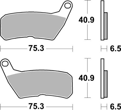 Tecnium Street Organic - MA428 Brake pads