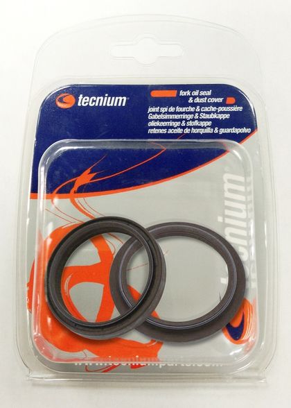 Tecnium Blue Label Gabelsimmerringesatz mit Staubkappen - Showa Ø49 Spy-Dichtungen der Gabel und Staubabdeckung