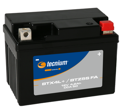 Batterie Tecnium sans entretien activé usine - BTX4L+/BTZ5S Ref : TE19735A / 1105544 